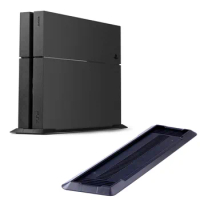 Dock Mount Supporter Cooling Base Holder Cradle for Playstation 4 Console Black Vertical Stand for PS4