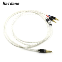 Haldane SilverComet High-end Taiwan 7N Litz OCC Headphone Upgrade Cable for Oppo PM-1 PM-2 Planar Magnetic Sonus Faber Prym