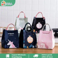 Thermal Insulated Lunch Box Thermal Breakfast Organizer Bento Pouch Dinner Insulation Bag Cartoon Cooler Lunch Bag Lunch Bag