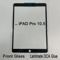 A1709 A1701 Display Front glass +OCA Glue For Apple iPad Pro 10.5 2017 Outer Lcd Screen panel External pro10.5 eplacement repair