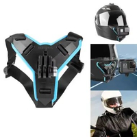 Strap Dagu Mounting Holder Dudukan Helm Motor Digital Action Camera Bracket Breket Chin Mount Helmet