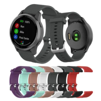 Silicone Strap Bracelet For Garmin Vivoactive 4 3 Smart Watch Wrist Strap For Garmin Venu SQ Forerunner245 645 Venu Watch Band