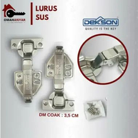2 PSG Engsel Sendok Dekson SUS 304 Hydraulic Soft Close 35mm HYD-ES-SD-S304 + Skrup LURUS