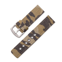 18mm 20mm 22mm 24mm Camouflage Nylon Canvas Strap Men Women Outdoors Sport Replacement celet Band Watch Accessories