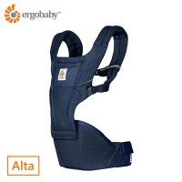 Alta 坐墊式背帶 - 透氣款 [午夜藍] (平行進口) 嬰兒背帶 BB揹帶 咩帶 抱嬰帶 初生背帶 腰櫈揹帶 腰凳背帶