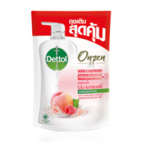Dettol Shower Gel Onzen Momo &amp; Raspberry Refill 410ml
