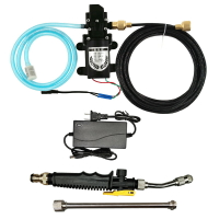 洗車機 高壓洗車機 家用洗車機 廠促家用高壓空調清洗機智慧便攜110v沖洗車水槍變頻水泵洗『ZW0995』