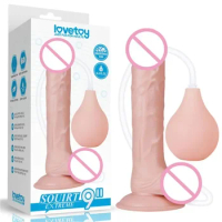 9 inch Squirting Dildo Ejaculating Dildo,Realistic Anus Dildo Sex Toy Strap on Realistic Dildo Suction Cup