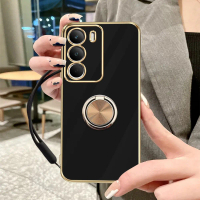 เคสโทรศัพท์, เคสสำหรับ Realme C71 C73 RMX5303, พร้อมที่ใส่แหวนโลหะแบบปรับได้และสายคล้องโทรศัพท์