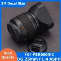 For Panasonic DG 25mm F1.4 ASPH Decal Skin Vinyl Wrap Film Camera Lens Body Protective Sticker Coat Summilux 25 1.4 DG25 25/1.4