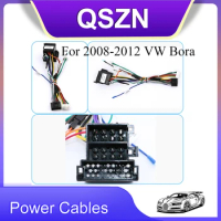 Car Android radio multimedia player cable Car Radio Stereo Wiring Harness Cable Adapter Android For 2008-2012 VW Bora