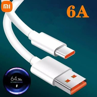 Charger XIAOMI POCO REDMI TURBO CHARGE QC 3.0 120W 67W 33W 3A 2A TYPE C MICRO KABEL TYPE C 6A 1M ORI