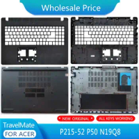 New For ACER TravelMate P215-52 P50 N19Q8 Laptop LCD Back Cover Front Bezel Upper Palmrest Bottom Base Case Keyboard Hinges