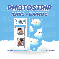 PHOTO STRIP ASTRO HAPPY CLOUD 2SISI (HARGA 1 PCS + LAMINASI 2 SISI) GOMAWO FOTO STRIPS JPOP KPOP CAR