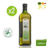 【JCI 艾欖】西班牙原瓶原裝進口 特級冷壓初榨橄欖油(1000ml*2瓶- 煎煮炒炸)