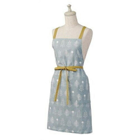 日本habituel花卉圍裙(藍)《北歐風家事服 工作服 廚房圍裙 圍裙》
