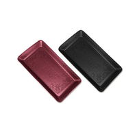 聯合文具 JC120 VIP 皮製小費盤 錢幣盤 (紅/黑)