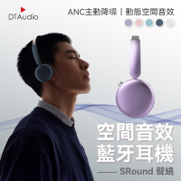 聆翔 聲繞3D空間音效藍牙耳機 ANC主動降噪 頭部追蹤 耳罩式耳機 藍牙耳機 無線耳機 頭戴耳機 電競耳機