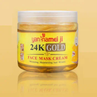 24K Gold Mask Gel Paste Brightening Skin Wrinkle Firming Moisturizing Skin Care Mask Beauty Salon 400g