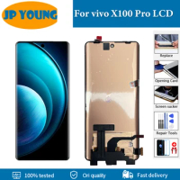 6.78'' Original AMOLED For vivo X100 Pro LCD Display Touch Screen Digitizer Assembly For vivo X100Pro V2324A LCD Replacement