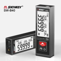 SNDWAY Laser Distance Meter 40M 50M 60M Range Finder Laser Tape Measuring trena Digital Laser Rangefinder