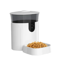 smart phone app pet feeder Pet dry food dispenser App remote controlled dog automatic feeders