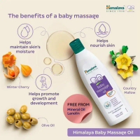 HIMALAYA baby oil massage  100ml น้ำมันนวดตัวสำหรับทารก