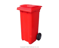 RB-120R 二輪回收托桶 (紅) 120L 二輪回收托桶/垃圾子車/托桶/120公升