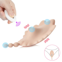 Wearable Butterfly Vibrator Vibrating Panties Sex Toys for Adults Women Vagina Clitoris Anus Massager Remote Female Masturbator