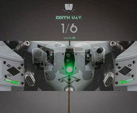 WRJ 1/6 UAV01 UAV 小蟲蜘蛛英雄遠征無人機模型可發光帶支架預定