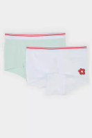 DeFacto 女童花卉2件裝平腳內褲 E7077A825Sp