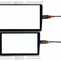 2.5D 9 10.2 INCH 2.5D Glass touch screen panle For NAKAMICHI NAM5510