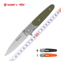 Ganzo G743-2 FIREBIRD FBKNIFE F743-2 58-60HRC 440C G10 or Wood Handle Folding Knife Survival Camping Hunting Tool Pocket Knife