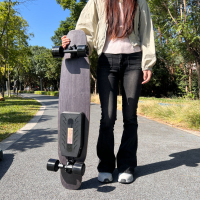 長板電動滑板車成人四輪雙驅長板可遙控高端智能上班代步神器【北歐居家生活】