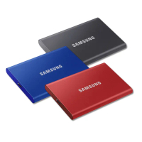 【SAMSUNG 三星】搭 無線滑鼠 ★ T7 1TB Type-C USB 3.2 Gen 2 外接式ssd固態硬碟 (MU-PC1T0R/WW)