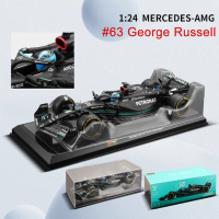 Bburago 1:24 -AMG ทีม F1 W14 2023 #44 Hamilton #63 George Red Bull RB18โลหะผสมรถแข่งรุ่น Formula One
