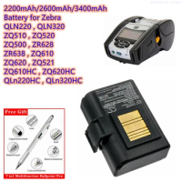Portable Printer Battery for Zebra QLN220,QLN320,ZQ510,ZQ520,ZQ500,ZR628,ZR638,ZQ610,ZQ620,ZQ610HC,ZQ620HC,QLn220HC,QLn320HC
