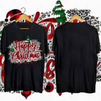 พร้อมส่ง CHRISTMAS FAMILY GRAPHIC TEES TSHIRT DESIGNS FOR UNISEX Christmas Family Set(sold per size)