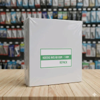 Kertas HVS 60 Gsm 1 Rim (500lbr) Repack hvs putih Paper Stationery