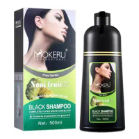 Hair Color Shampoo Hair Dye Black Shampoo For Men And Women 500ml Long Lasting Color Shampoo For Gray Hair Coloring Shampoo