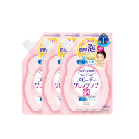 【KOSE SOFTYMO 絲芙蒂】泡沫瞬淨卸妝洗顏慕絲補充包170ml 3入(洗卸合一/洗臉/清潔)