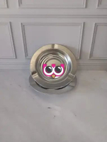 ASBAK STAINLESS ASHTRAY MURAH BULAT