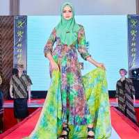 Gamis Rempel / Size L3/L4 Jumbo /Batik Cap Tahan Lama, tidak mudah luntur/ Kualitas Terjamin / Kinan