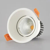 8PCS Super Bright Recessed LED Dimmable Downlight COB 7W 10W 12W 3000K 4000K 6000K LED Ceiling Spot Light LED Ceiling Lamp