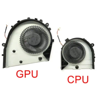 New Original Laptop CPU GPU Cooling fan for Dell G3 G3-3579 3779 G5-5587 G3 3776 GTX1060 Series Cooler Radiator DC 5V 0.5A