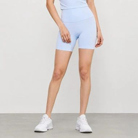 Celana Pendek Olahraga Hight Waist Fitness Pants Premium L Baby Blue