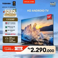 [HD Android TV] [FREE BRACKET] Toshiba TV 32" HD Android TV - Google Assistant Netflix Disney+ Youtu