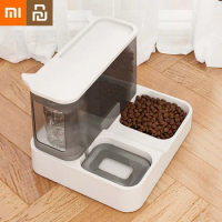 Xiaomi Youpin Large Capacity Automatic Cat Food Dispenser Drinking Water Bowl Pet Supplies Wet Dry Separation Dog Food Container