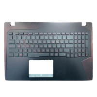 Palmrest Red backlit keyboard For ASUS ZX53V GL553V FX553V FX53V FX53VE RU LAYOUT