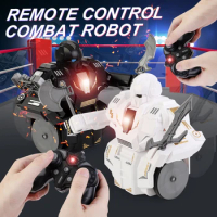 Robot for Children Rc Car Gesture Radio Control Parent-child Battle Fighting Boxing Emo Robot Game Boy Child Toy Christmas Gift